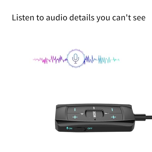 USB External Sound Card 7.1 Surround Auditory Adapter with Sound Control for PC Gaming Headsets Long Cable