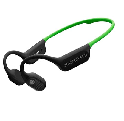 Bone Conduction Headphone Bluetooth 6.0, IP68 Waterproof Swimming Headphones Underwater Built-in 16G MP3 Player, Open Ear Headphones with Mic,15H Playtime for Running, Fitness(Green) - color: Green