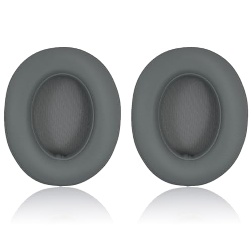 Replacement Ear Pads Cushions Compatible with Beats Studio 3.0/2.0, Headphone Ear Covers with High Density Memory Foam, Soft Leather, Adaptive Beats Noise Cancelling Headphones Replacement Earpads - color: Grey