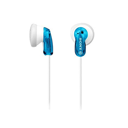 Sony MDRE9LP/BLU Earbud Headphones, Blue - color: Blue, size: 1 count