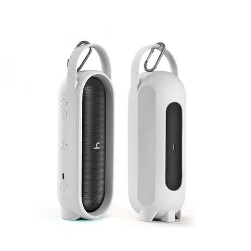 Silicone Cover for Beats Pill Portable Bluetooth Speaker Storage Bag Speaker Holder Travel Bag (Gray) - color: Gray