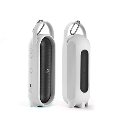 Silicone Cover for Beats Pill Portable Bluetooth Speaker Storage Bag Speaker Holder Travel Bag (Gray) - color: Gray