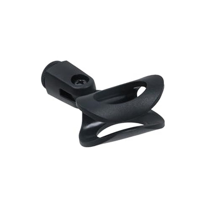 4Pcs Microphone Clip Rubber Flexible Mic Holder, Black, Egg-shaped | Handheld Wireless, Adjustable Angle, Inner Diameter Range 30-50mm - style: Black, Egg-shaped