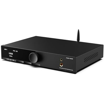S.M.S.L AS400 HiFi Power Amplifier with Built-in DAC - 165Wx2 Stereo smsl Amplifier for Home Audio, Bluetooth LDAC aptX HD, HDMI-ARC, MM Phono, High-Res Audio smsl dac with MQA Support