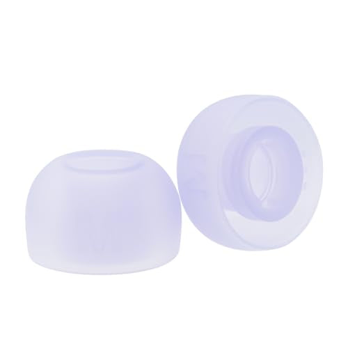 Klowcok Eartips Replacement for JBL Tune Buds, Silicone Earbud Tips, Purple | 3 Pairs, S/M/L