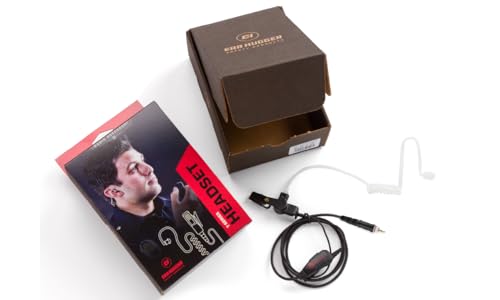 EarHugger EH Acoustic Tube Earpiece/Headset with Mic and PTT for CLP1010e CLP1080e radios - style: For Motorola CLPe radios