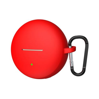 Thin Soft Silicone Protective Cover for Clip2 Wireless Ear Buds Case Antislip Grip - color: Red