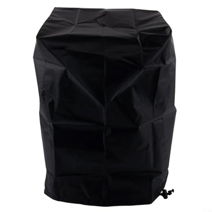 FABULETTA 210D Oxford Cloth Speaker Dust Cover, Waterproof Protective Case for Indoor Outdoor Equipment, Easy Clean Black Fabric Shield(38 * 33 * 56cm) - size: 38*33*56cm