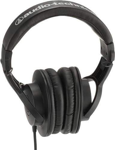 Audio-Technica ATH-M20x Professional Studio Monitor Headphones, Black - color: Black, style: Wired