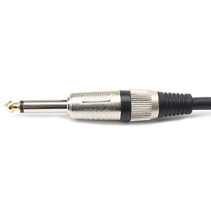 Unbalanced 6.35mm(1/4 inch) TS Mono to XLR Male Cable Gold Plated Quarter inch to Male XLR Microphone Cable Interconnect Cable - 3 Feet/1 Meter - size: 3 Feet