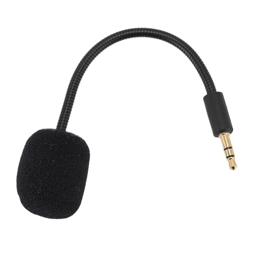 XUMIUZIY Game Mic Replacement, Microphone Replacement for Barracuda X Wireless Gaming Headset, Plug and Play 3.5mm Detachable Game Boom Microphone