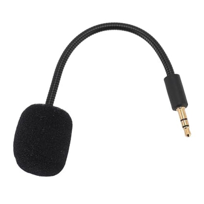 XUMIUZIY Game Mic Replacement, Microphone Replacement for Barracuda X Wireless Gaming Headset, Plug and Play 3.5mm Detachable Game Boom Microphone