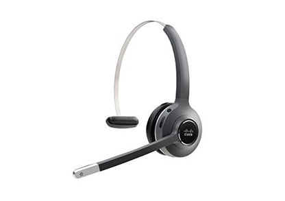 Cisco 561 Headset - Mono - Black - Wireless - DECT 6.0-300 ft48 kHz - Over-The-Head - Monaural - Supra-aural - Uni-Directional, Electret, Condenser Microphone