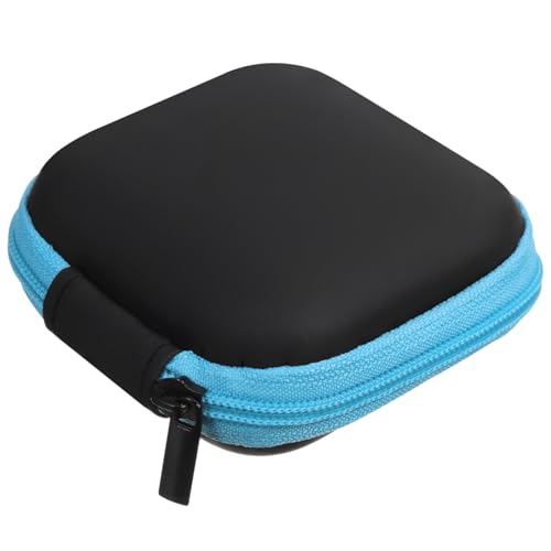 EVA Earphone Storage Box with Zipper, Hard Shell Organizer