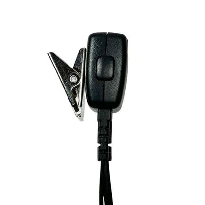 MaximalPower G Shape Hook Radio Earpiece Compatible for Motorola 2 Pin 2 Way Radios - Clip-Ear Earpiece Headset for Models CP200 CLS1110 CLS1410 Two-Way Radios Walkie Talkie (1 Pack)