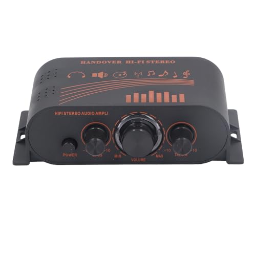 Mini HiFi Power Amp, Clear Sound Stereo 40W x 2 Channel for Home Car Speakers TV, Mobile Phones