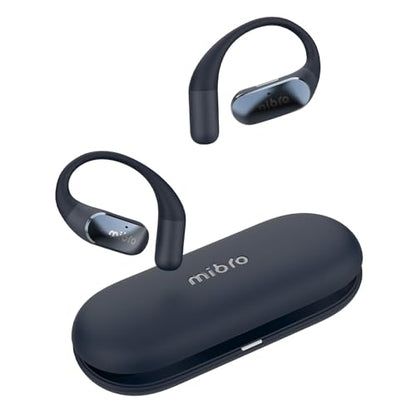 mibro OpenEar Pro Open Ear Earbuds with Mic, Lightweight Bluetooth, Black | 7.2g Ultra Lightweight Design, All-Day Comfort, IPX4 Sweatproof, 30H Battery, Bluetooth Headphones for Running, Gym & Work - color: Black