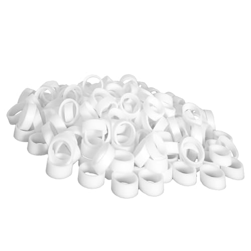 100 PCS Cord Organizer, Silicone Rubber Bands Rings, Cable Straps Organizer Management, USB Holder Earphone Winder Wrapping, 12mm Diameter - size: 12mm Diameter