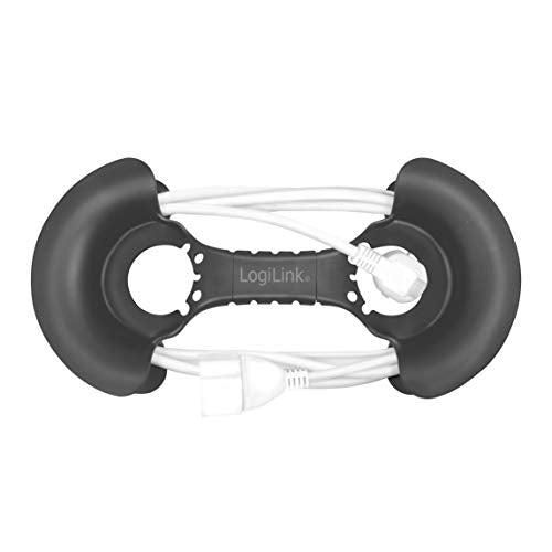 LogiLink cable reel and storage of cables up to 20 m in length, can be hung