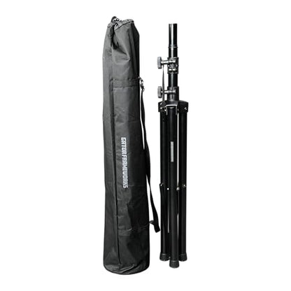 Gator Frameworks Rok-It Series Set of Lightweight Aluminum Tripod Speaker Stand with Heavy-Duty Carry Bag, Dual-diameter 35mm to 38mm Pole, and Supports up to 120 lbs (RI-SPKRSTDSET-250-AL) - style: Set of (2) Stands