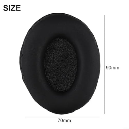 Ov-al Headphone Ear Pads Re-placement Sponge Leather Cushions for Enhanced Comfort and Durability, Soft Protein Leather U-pgrade Accessories Compatible with Various Headphone Models,(70 * 90) - color: 70*90