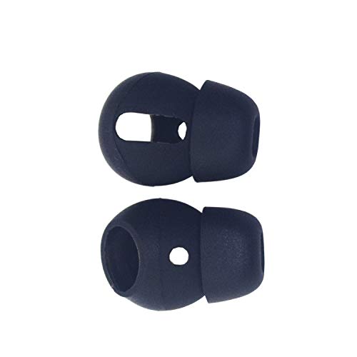 5 Pairs Anti-Slip Silicone Earbuds Cover Compatible with AirPods - color: Black