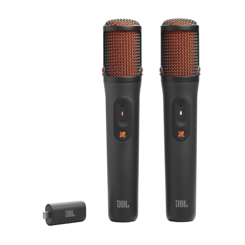 JBL EasySing Mics - Real-Time Vocal Removal - Black