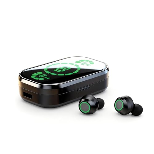 TWS True Wireless Earbuds Bluetooth In-Ear Headphones Waterproof Blue Tooth Ear Buds Wireless Earphones for iPhone Android Phones Invisible Mini Small Earbuds Wireless Bluetooth for Small Ear Canal