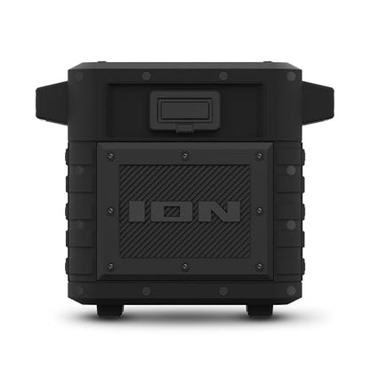 ION Tailgater Classic Portable Bluetooth Outdoor Speaker, Black | Water Resistant, Rechargeable Battery, Radio, USB Charging, Stereo Linking, App Control, for Parties and Outdoor Events - style: Tailgater Classic - Black