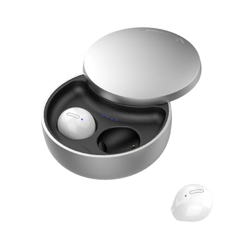 Yoidesu Mini Earbuds, Super Long Endurance Noise Cancelling Headset with Mini Compact Design, Bluetooth 5.4 Connection, for Phones, Computers, Tablets and More (White) - color: White