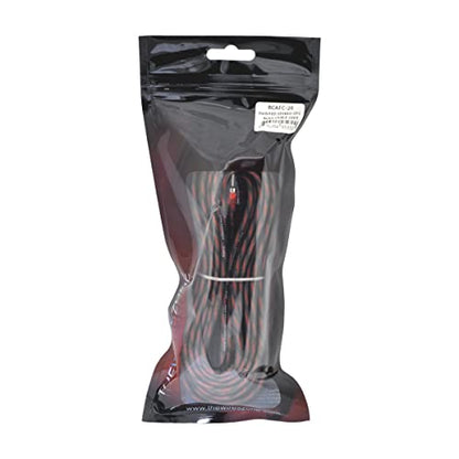 20ft 2-Channels Male-to-Male Twisted Pair OFC RCA Interconnect Cable - size: 20 ft
