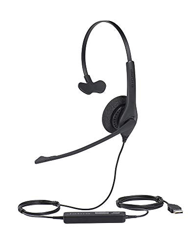 Jabra Biz 1500 USB Mono Wired Call Center Professional Headset - color: Black, size: Mono Speaker