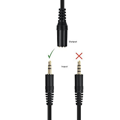 3.5mm Stereo Male to Female Extension Audio Cable Cord (30 Feet) - size: 30 Feet
