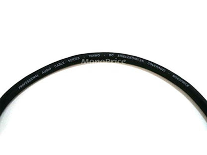Monoprice XLR Male to XLR Female Cable - Gold Plated, 16AWG, 3 Feet, Black - Premier Series - size: 3ft, style: Premier Series
