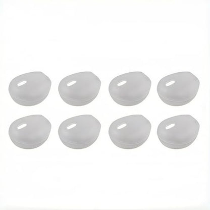 Ear Gel for iPhone EarPods, Anti-Slip Silicone Soft Replacement Sport Earbud Tips, 4 Pairs Ear Buds Covers Compatible with iPhone 7/6s/6 Plus/5s/5c/SE, Protective Ear Cover Tips for Wired Earphones