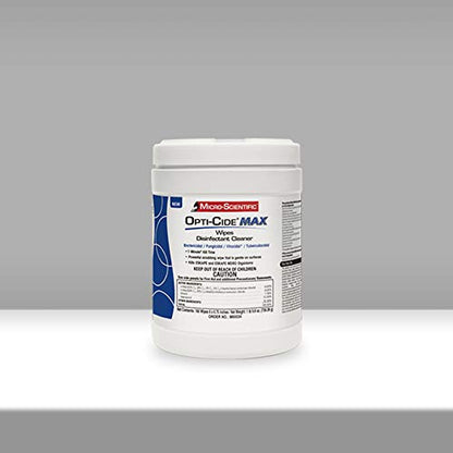 Micro-Scientific - M60034 Wipes Disinfectant Cleaner 160 Wipes Professional Disposables Surface Disinfectant Cleaning Wipes Opti Cide Max