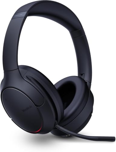 YealinkBH78 Wireless Bluetooth Headset with Charging Stand USB-C/A Active Noise Cancelling Over Ear Headphones (1208731)