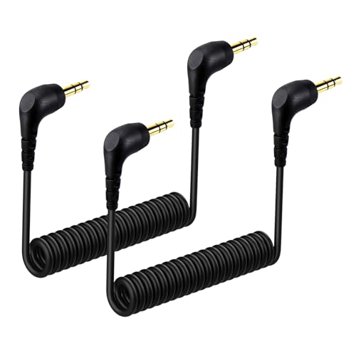 2-Pack 3.5mm Microphone Cable for DJI Mic Mini & Hollyland Lark Receivers