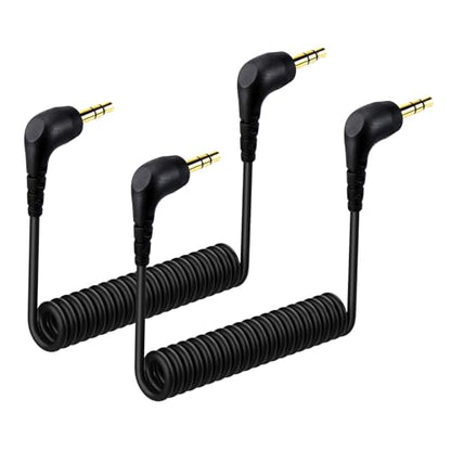2-Pack 3.5mm Microphone Cable for DJI Mic Mini & Hollyland Lark Receivers