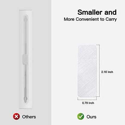 PZOZ Cell Phone Cleaning Kit for AirPods Pro/Pro 2nd/iPhone, 3 in 1 Cleaner Tool Accessories fit for Headphone, iPad Jack Lens, Charger Port Hole Plug, Speaker, Earbuds, Samsung Earphones (White)