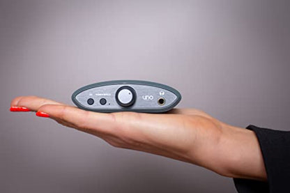 iFi uno - DAC & Headphone AMP - USB-C Input - Improve Lacklustre Audio | Streaming/Gaming/Music Modes Adjust Sound to Suit You - 32-bit/384kHz/DSD256/MQA - Windows/MAC/Smart Device/Active Speakers