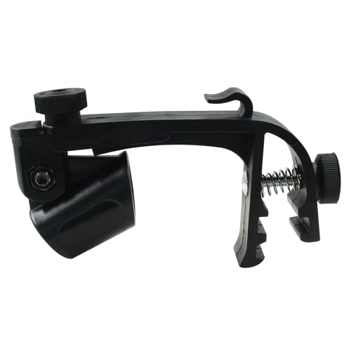 Hitefu Drum Microphone Clip, 4 Pcs | Drum Stand Mic Clamp, Universal Microphone Clamp, Shock-resistance, Securing Clip