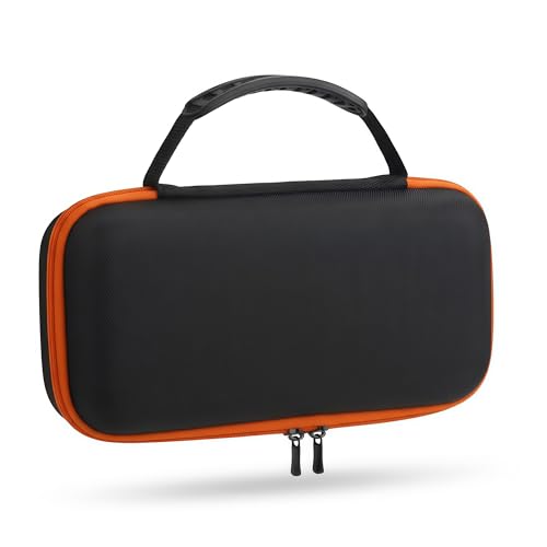 Musiin Microphone Carrying Case, Wireless Dual Microphone Case, Portable Handheld Mic Bag Fits Receiver, Adapter and AA Batteries for Travel, Shows or Karaoke