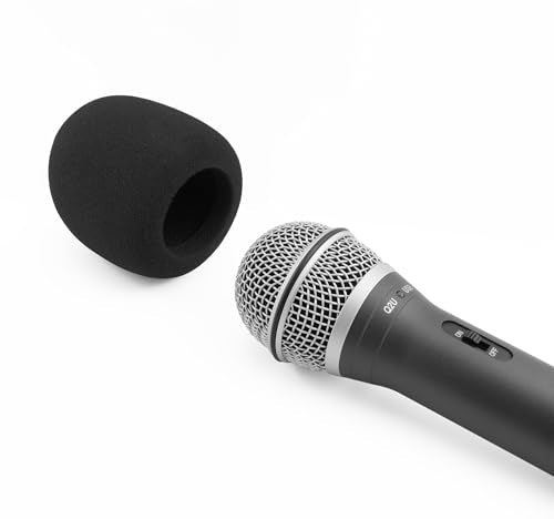 LEFXMOPHY Pop Filter for Samson Q2U Mic Cover Microphone Replacement Foam, 3pack Windscreen