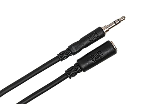 Hosa MHE-125 3.5 mm TRS to 3.5 mm TRS Headphone Extension Cable, 5 Feet - size: 25 feet