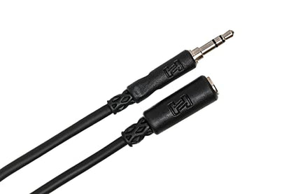 Hosa MHE-110 3.5 mm TRS to 3.5 mm TRS Headphone Extension Cable, 10 Feet | Audio signal extension with 10 ft length, 1/8 inch TRS interface and male to female connectors