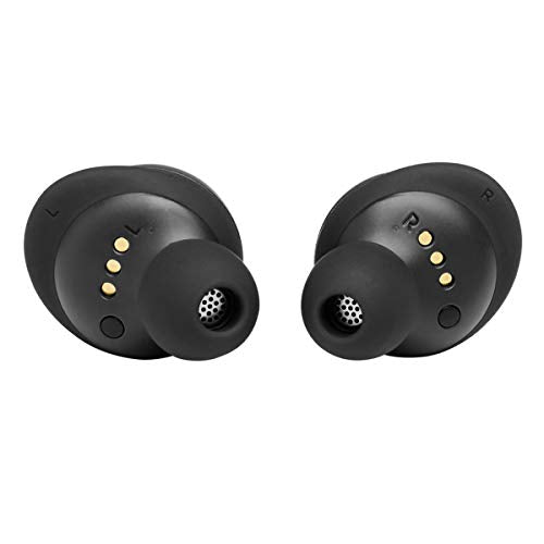 JBL Live Free NC+ - True Wireless in-Ear Noise Cancelling Bluetooth Headphones with Active Noise Cancelling, Microphone, Up to 21H Battery, Wireless Charging (Black) - color: Black