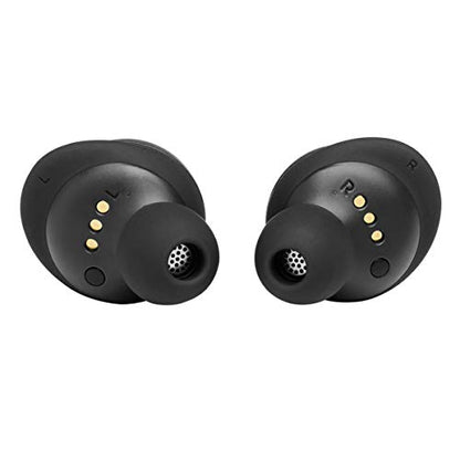 JBL Live Free NC+ - True Wireless in-Ear Noise Cancelling Bluetooth Headphones with Active Noise Cancelling, Microphone, Up to 21H Battery, Wireless Charging (Black) - color: Black