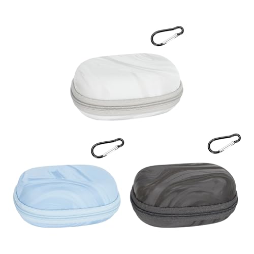 EVA Hard Shell Headphone Storage Case Bag for Dedicated Model Over Ear Headphone Travel Essential - color: Blue