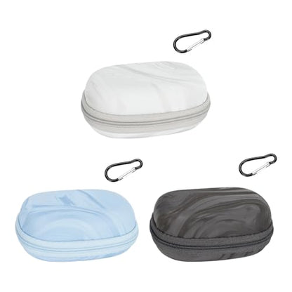 EVA Hard Shell Headphone Storage Case Bag for Dedicated Model Over Ear Headphone Travel Essential - color: White